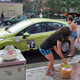 Illustration for article titled Noir Leather Bikini Car Wash Meetup Pictures